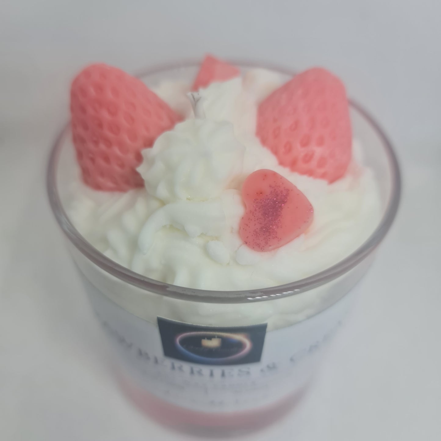 Strawberries & Cream - Scented Soy Wax Candle