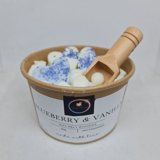 Blueberry & Vanilla - Wax Melt Scoopies - 120g