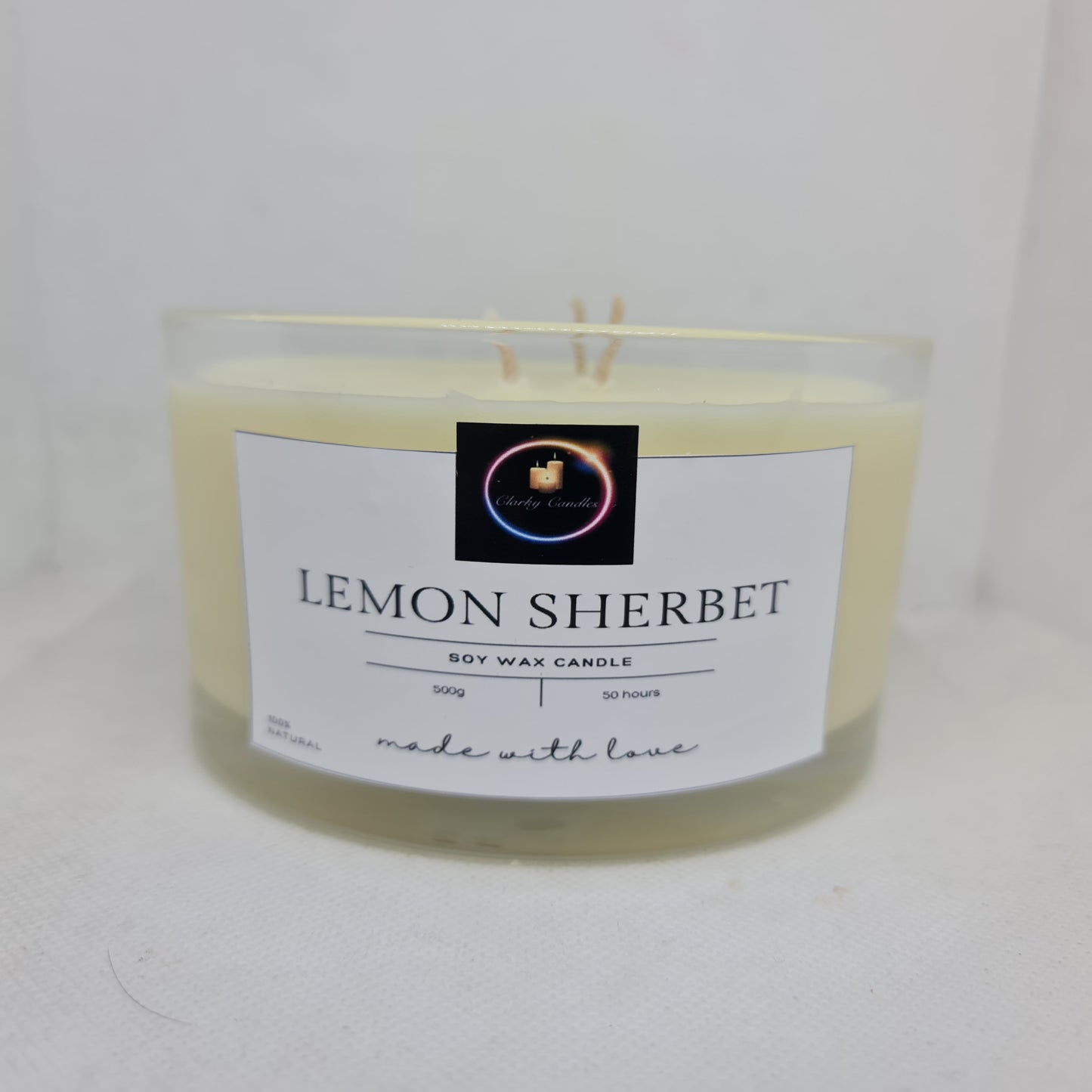 Lemon Sherbet - 3 Wick Soy Wax Candle