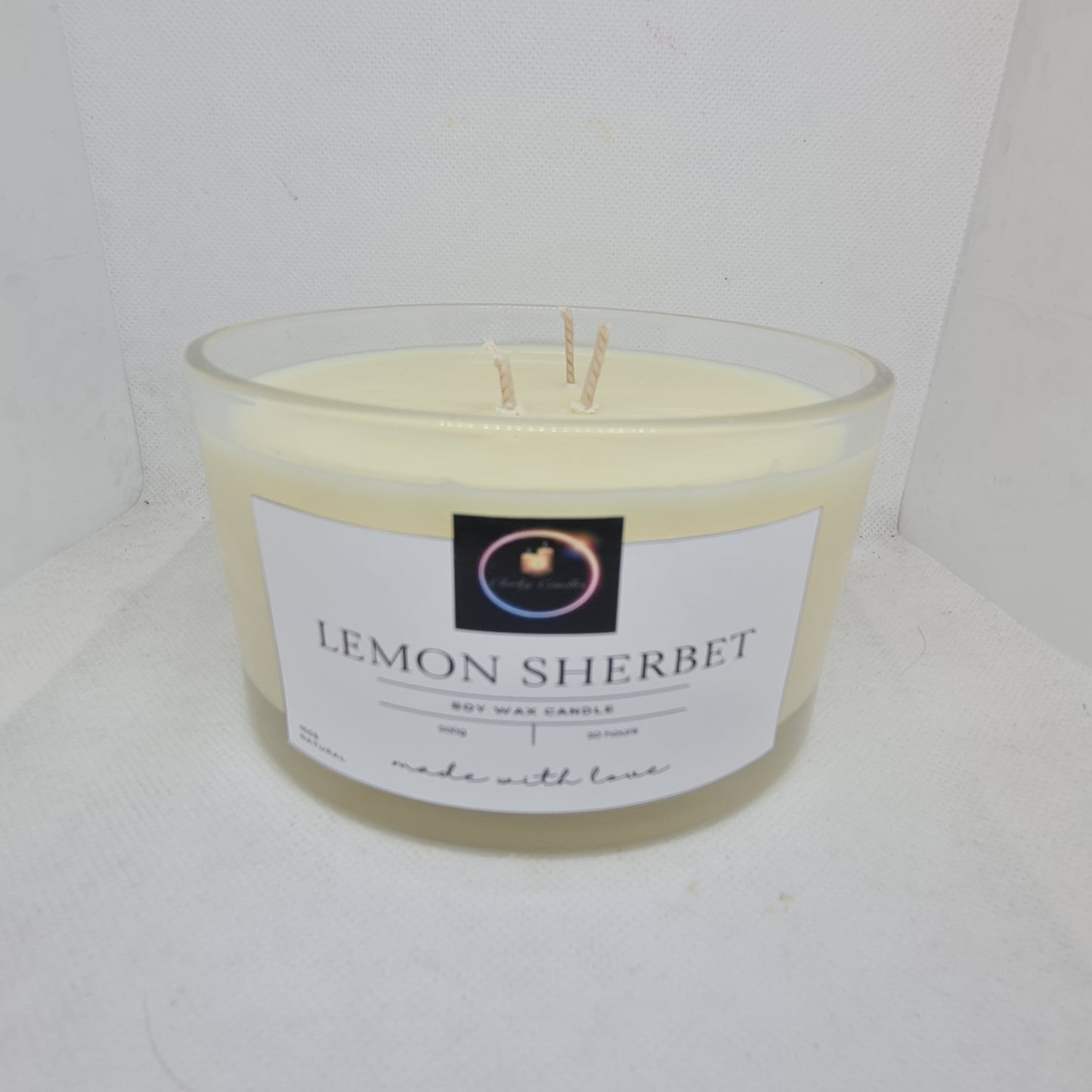 Lemon Sherbet - 3 Wick Soy Wax Candle