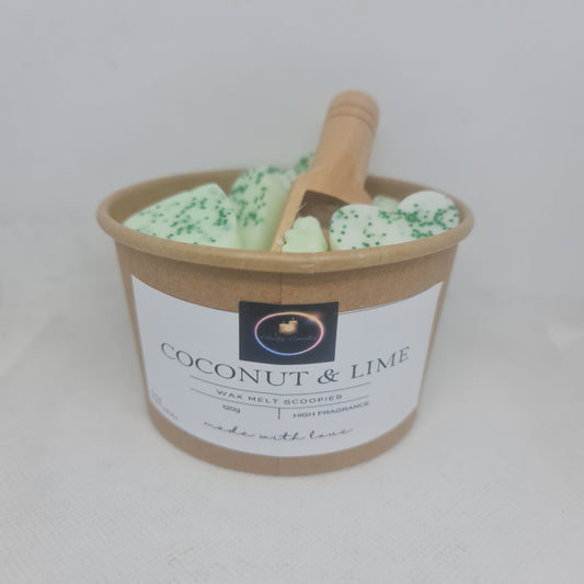 Coconut & Lime - Wax Melt Scoopies - 120g