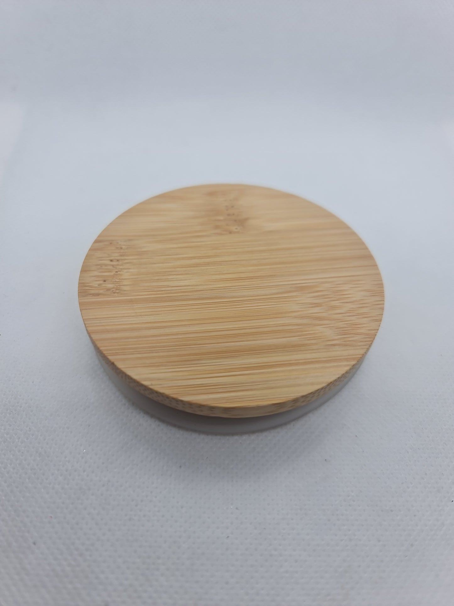 Bamboo Candle Glass Lid
