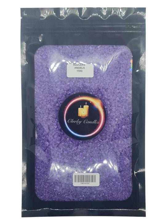 Angels Scented Sizzlers 150g premium purple simmering granules by Clarky Candles inspired by Mugler Angel fragrance