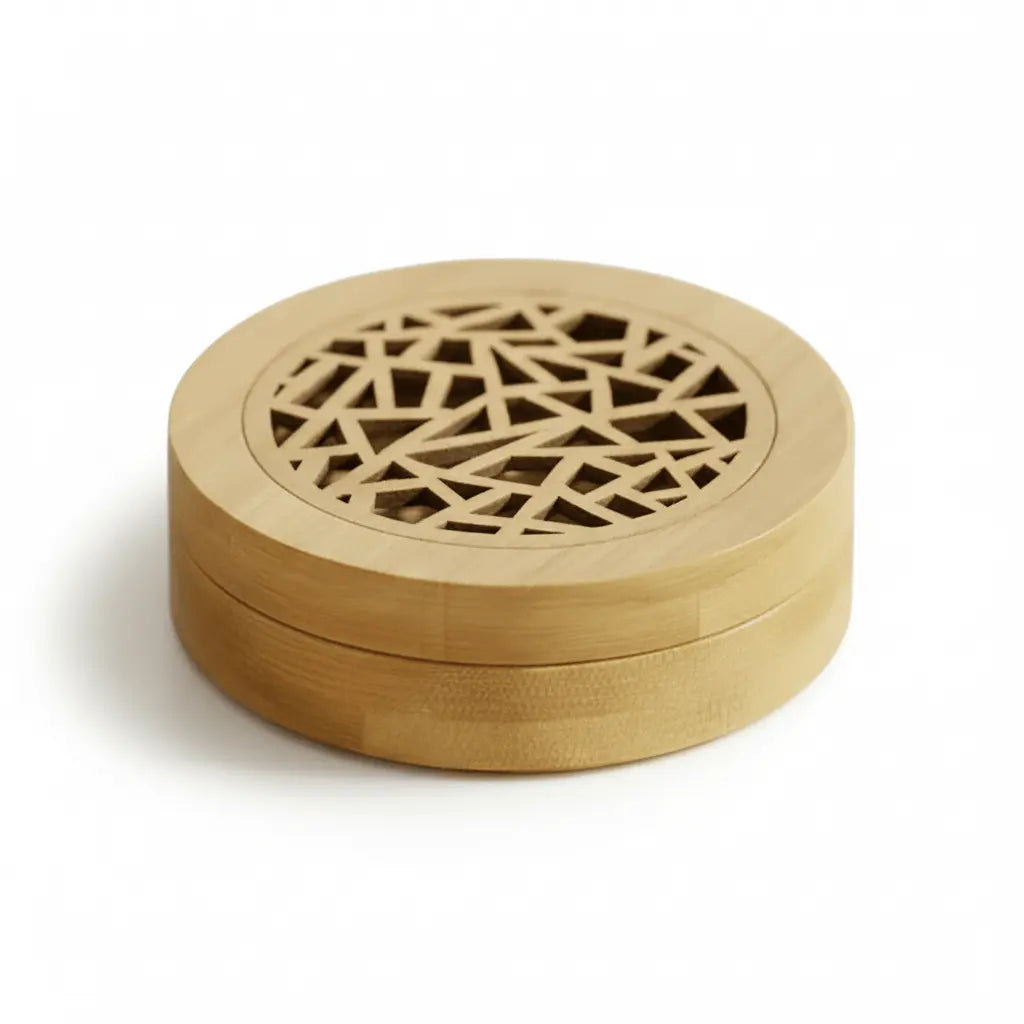 Bamboo Incense Holder Box (Style 3) | Ash Catcher | Clarky Candles CLARKY CANDLES