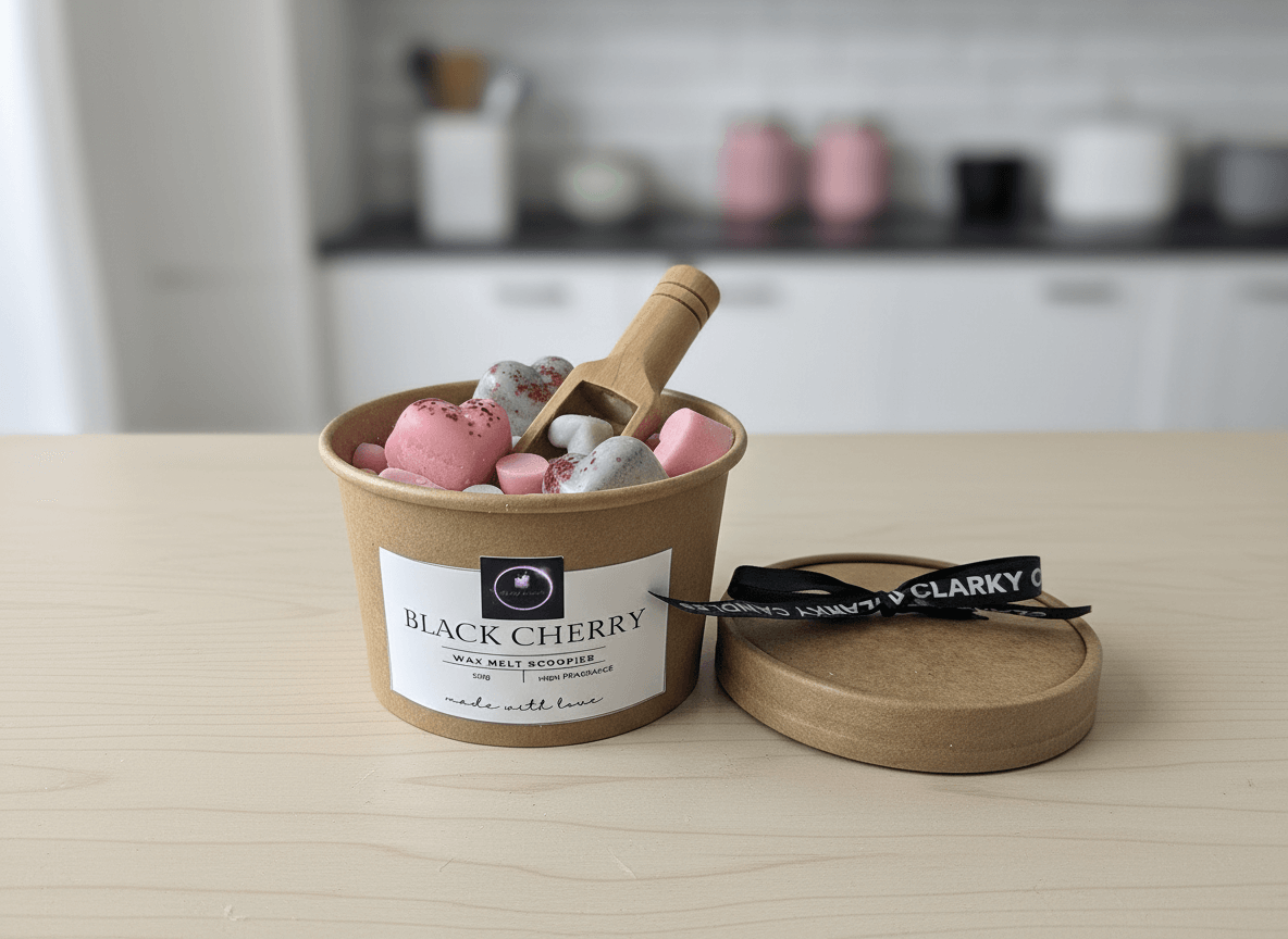 Wax Melt Scoopies - Black Cherry - 120g | Rich Fruity Aroma | £5.95