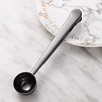 Clip Measuring Spoon - Black