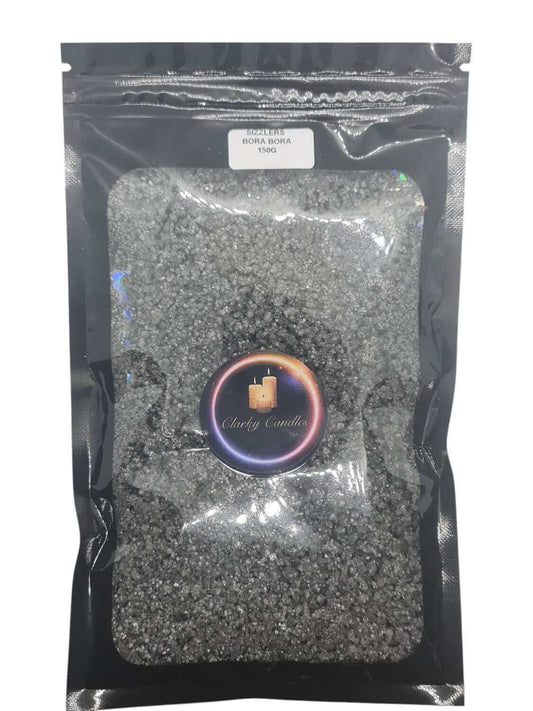 Bora Bora Scented Sizzlers 150g premium tropical scented simmering granules in resealable bag by Clarky Candles