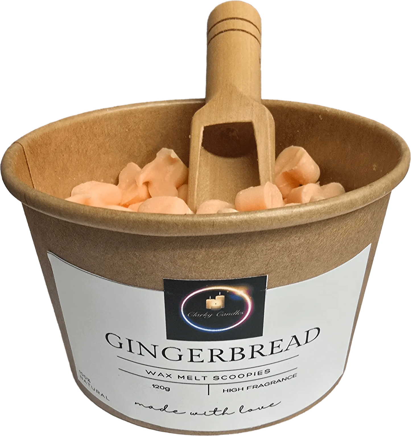 Wax Melt Scoopies - Gingerbread | 120g Soy Wax | £5.95 My Store
