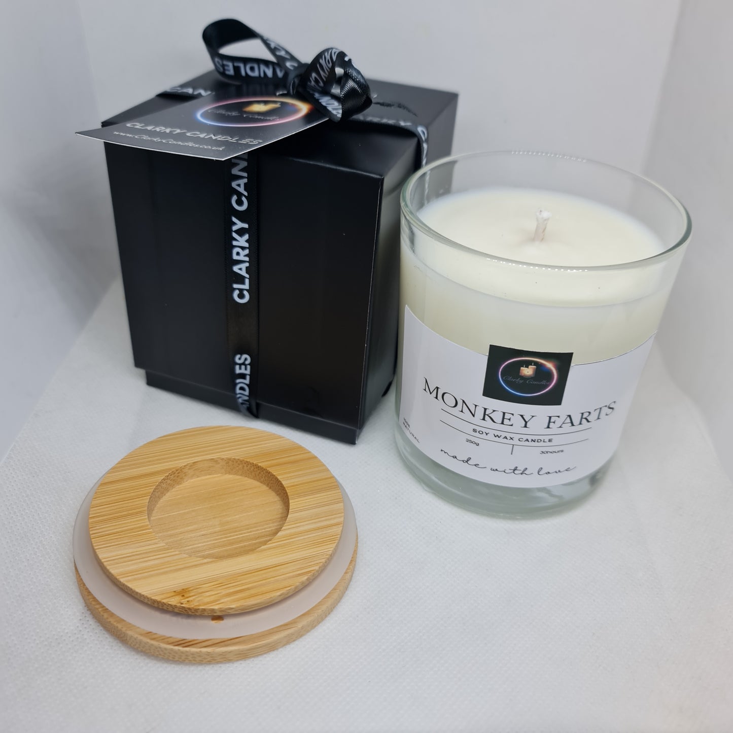 Luxury Gift Wrapped Candle Monkey Farts