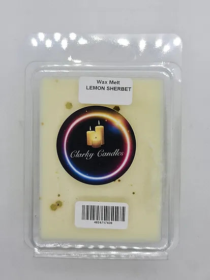 Lemon Sherbet - Wax Melt | Sweet Citrus Nostalgia Fragrance | £2.20 | Clarky Candles