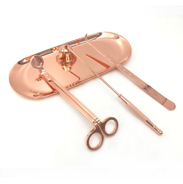 4pcs/set Candle Tool Set - Rose