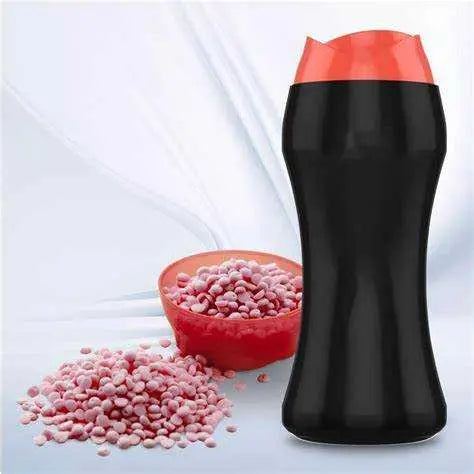 Spring Unstoppable - Carpet Freshener 500g, bottle with pink beads, perfect for refreshing carpets.
