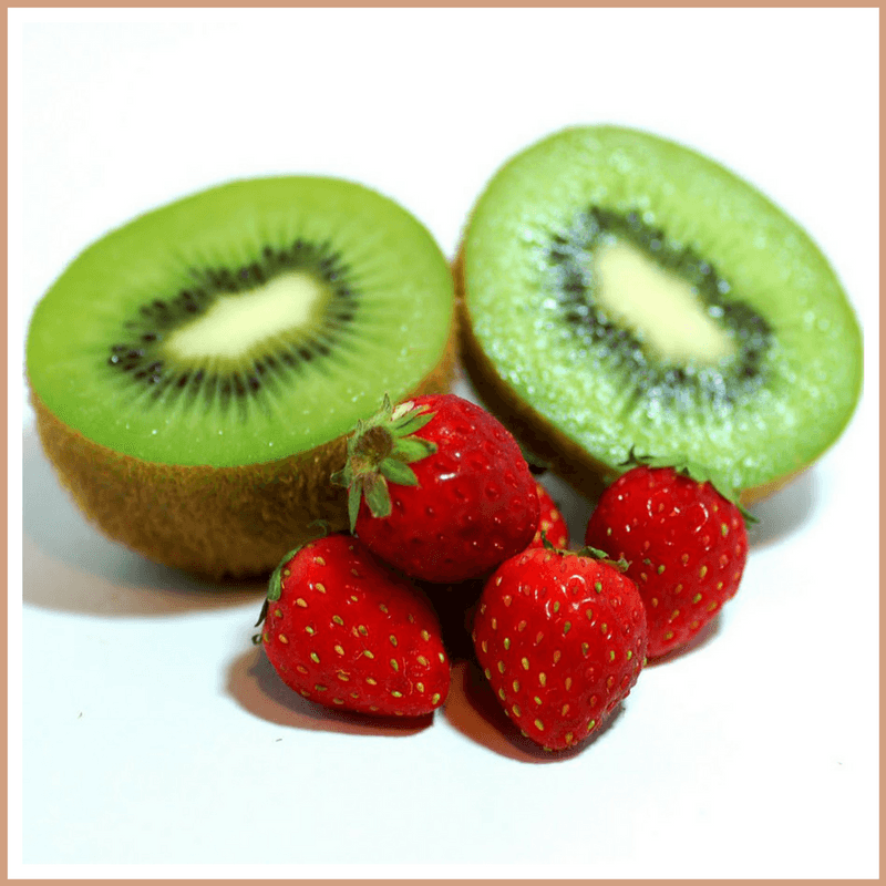 Strawberry & Kiwi - Scented Soy Wax Candle | Tropical Fruit Fusion Fragrance | £9.95 | Clarky Candles