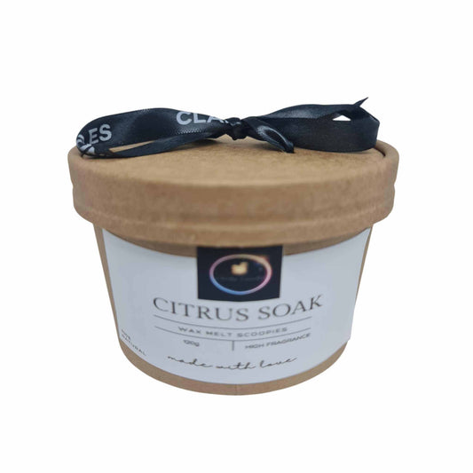 Wax Melt Scoopies - Citrus Soak - 120g | Fresh Energizing Citrus | £5.95