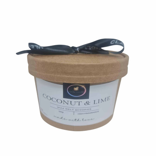 Wax Melt Scoopies - Coconut & Lime - 120g | Tropical Fresh | £5.95