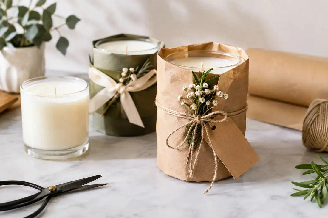 How to Wrap Candle Gifts That Look Beautiful