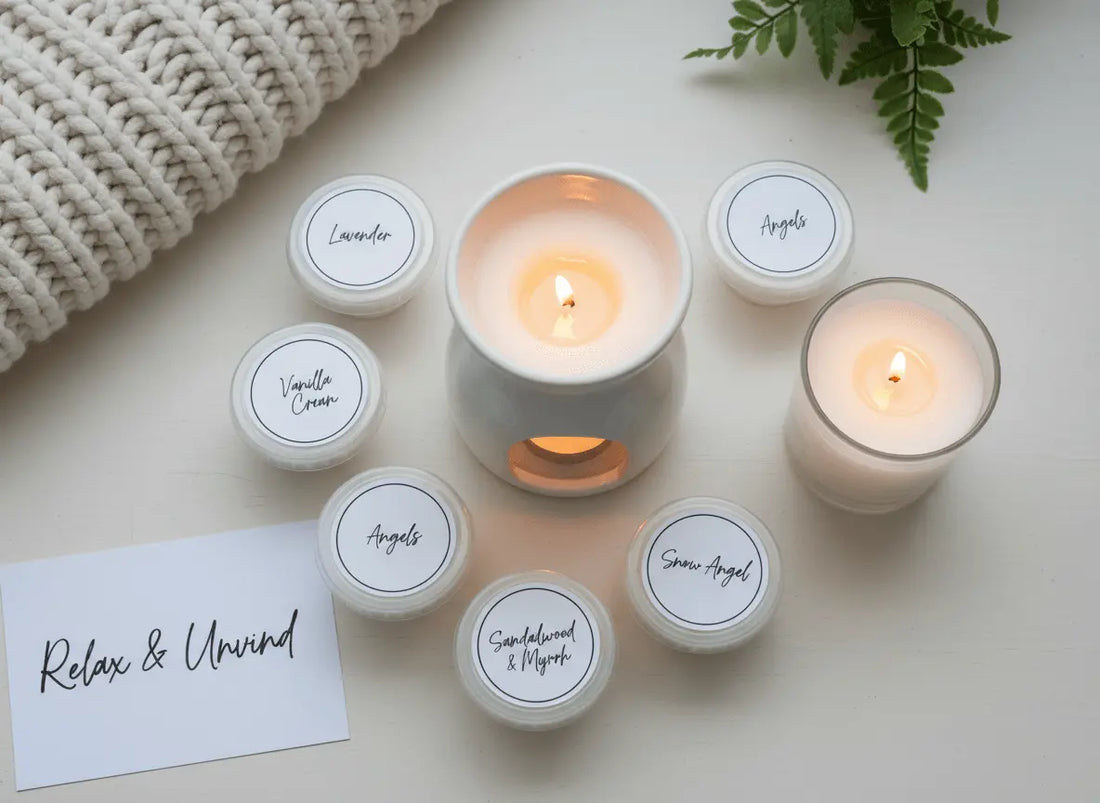 Best scented sizzlers for relaxation calming wax burner scents de-stress unwind