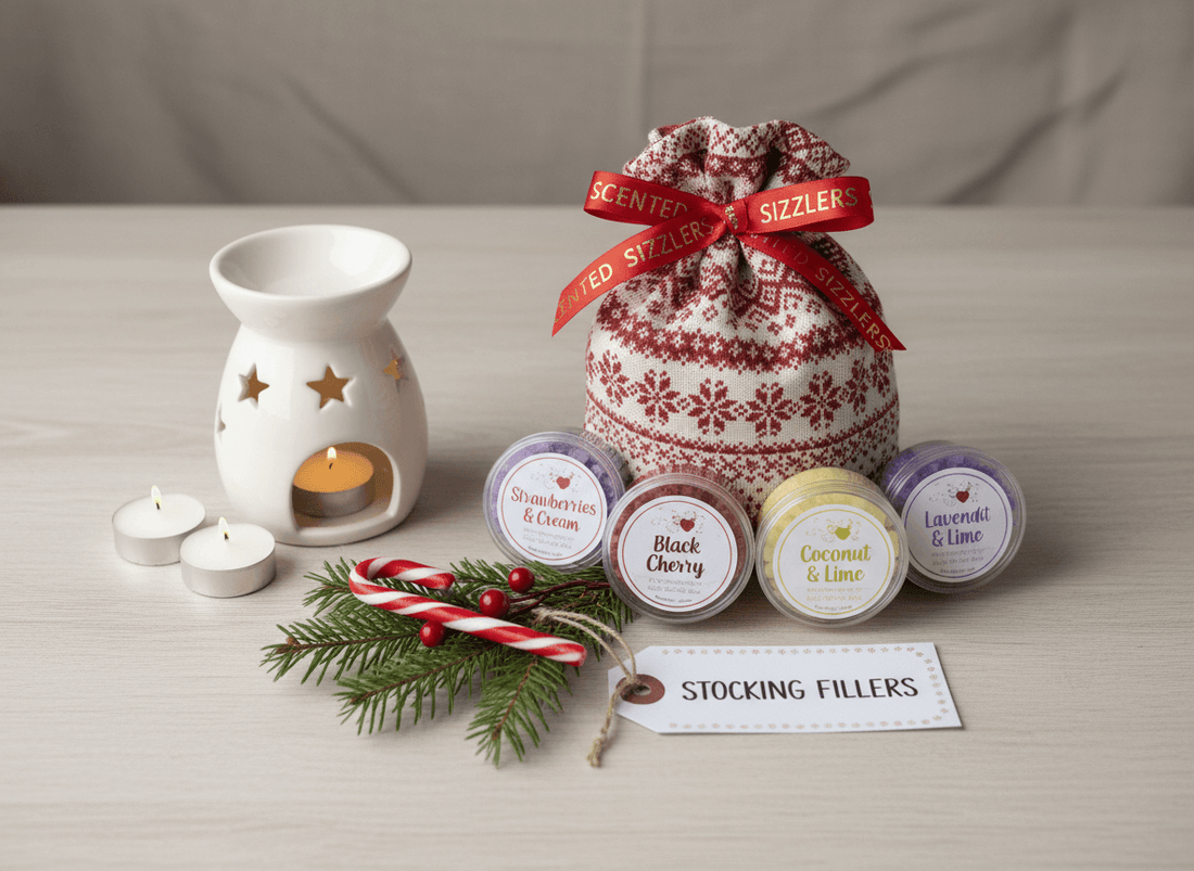 Best scented sizzlers for stocking fillers UK budget wax burner gift ideas