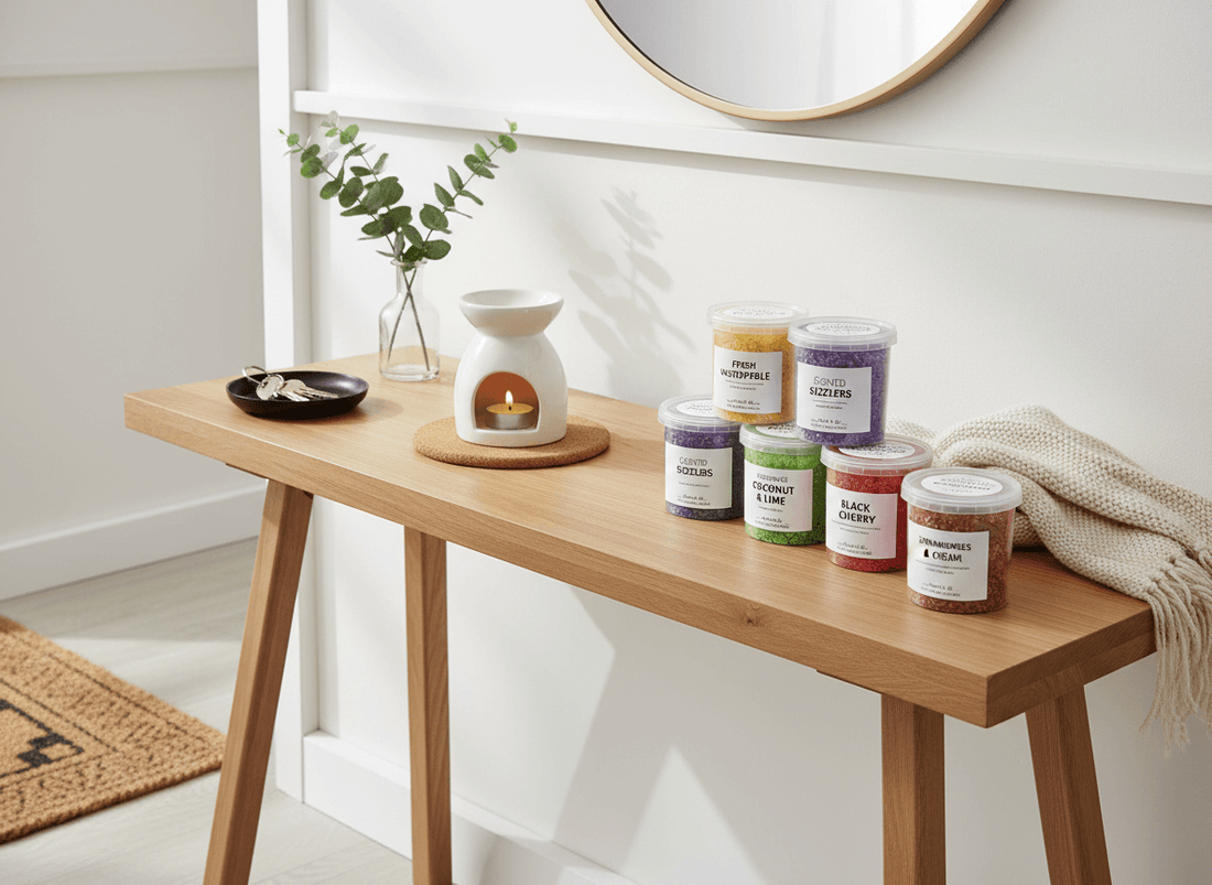 Best scented sizzlers for hallways entryways welcome home wax burner scents UK