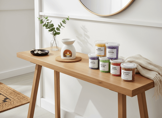 Best scented sizzlers for hallways entryways welcome home wax burner scents UK