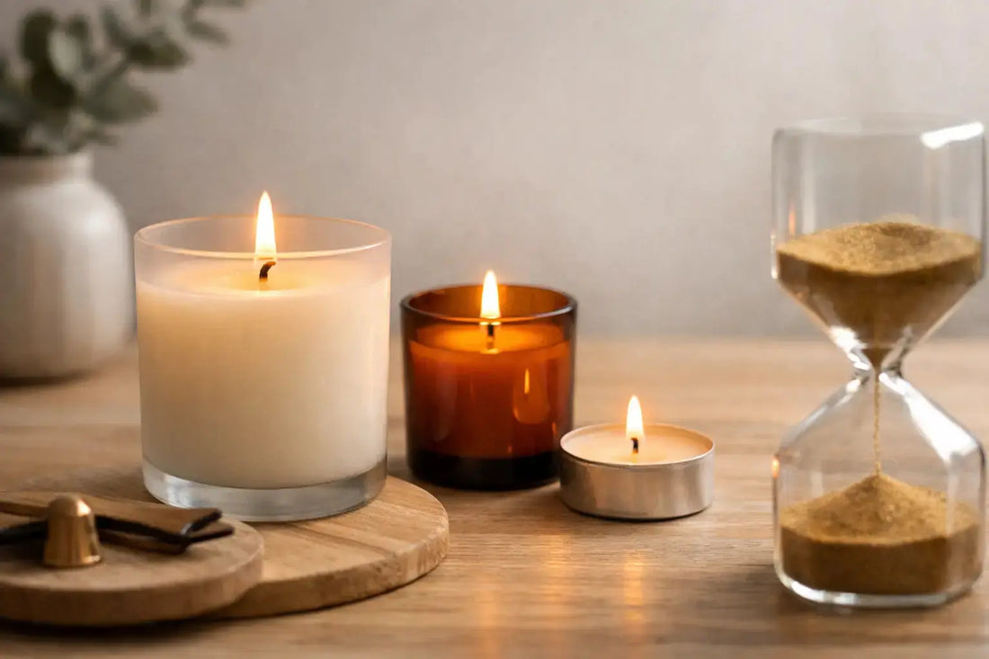 Candle Burn Time Guide for Longer-Lasting Scents