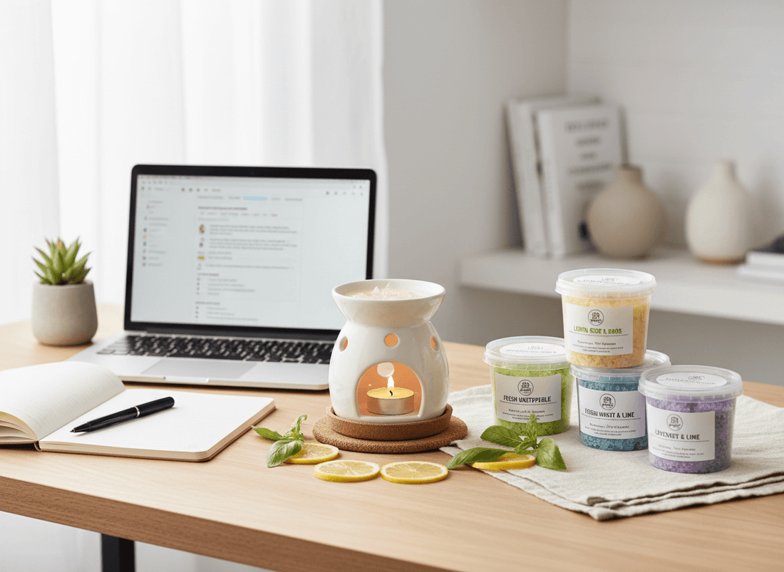 Best scented sizzlers for home offices focus productivity wax burner scents UK