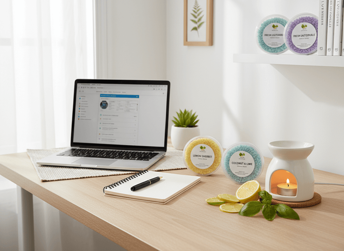 Best scented sizzlers for home offices focus productivity wax burner scents UK