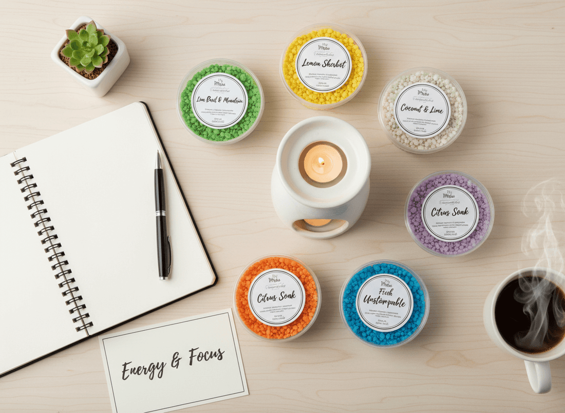 Best scented sizzlers for energy and focus uplifting wax burner scents productivity
