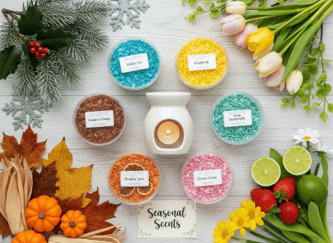 Best scented sizzlers for seasonal scents winter spring summer autumn wax burner