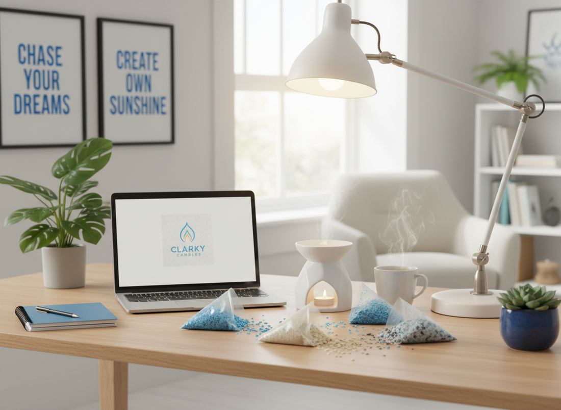 Best scented sizzlers for motivation goal-setting inspiring wax burner scents workspace