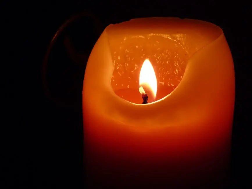 Dark Blue Candles: Elegance & Tranquility