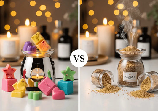 Wax Melts vs. Scented Sizzlers: Which is Right for You? CLARKY CANDLES