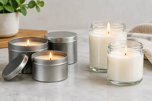 Candle Tins Versus Glass Jars - Which Is Best?