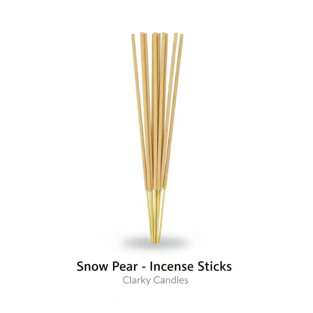 Snow Pear - Incense Sticks from Clarky Candles, part of the incense sticks collection for home fragrance.