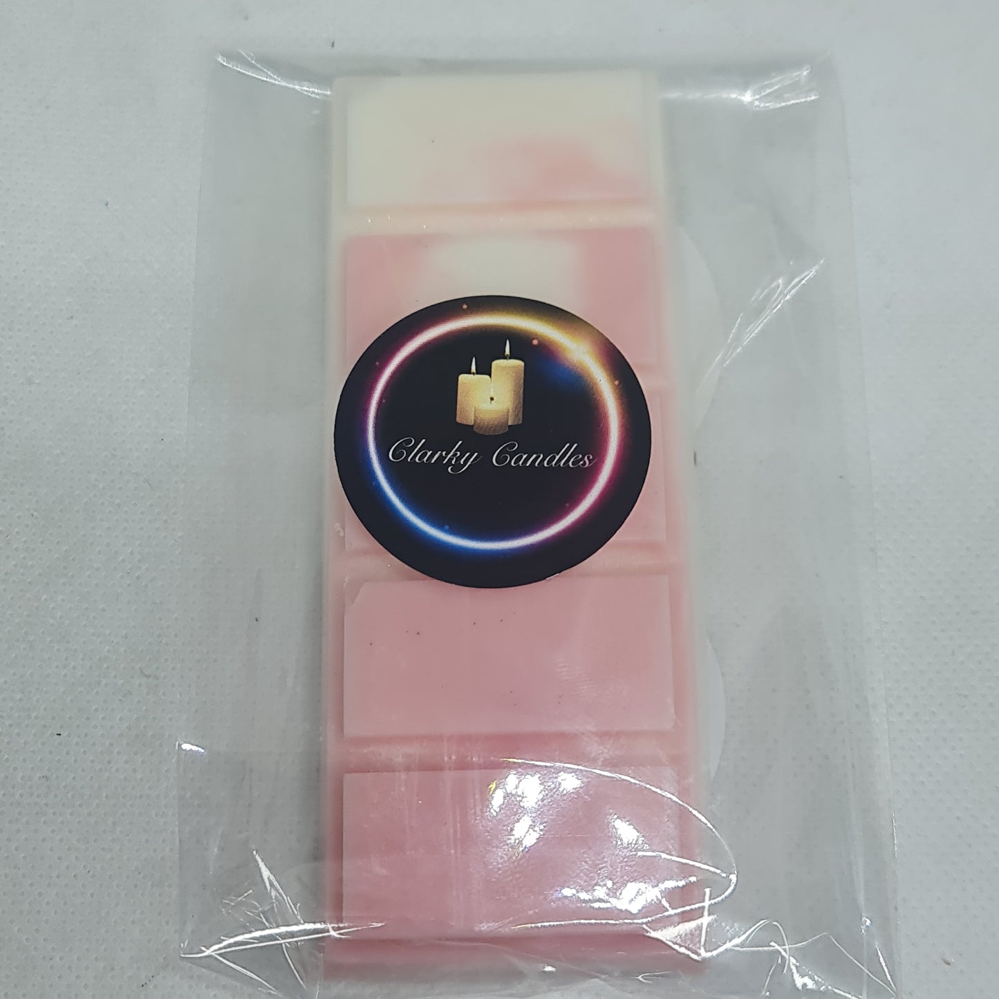 Strawberries & Cream Wax Melt Snap Bar 50g | Sweet Summer Indulgence | £2.20 | Clarky Candles