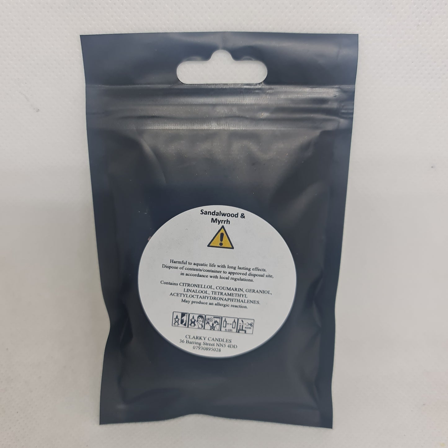 Sandalwood & Myrrh Scented Sizzlers 50g - Premium Simmering Granules | £2.50 | Clarky Candles