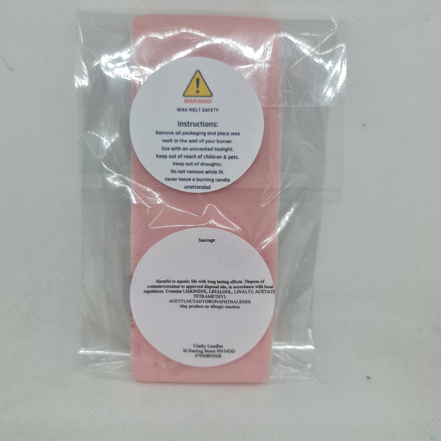 Sauvage Wax Melt Snap Bar 50g | Bold Masculine Adventure | £2.20 | Clarky Candles