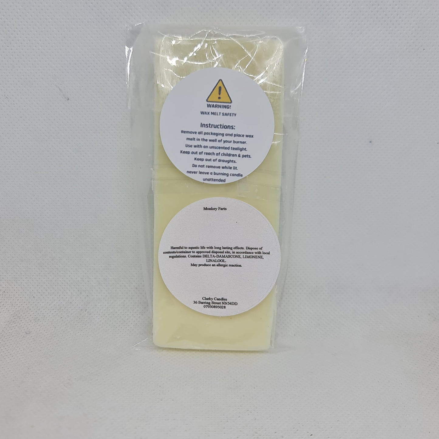 Monkey Farts Wax Melt Snap Bar 50g | Fun Fruity Adventure | £2.20 | Clarky Candles