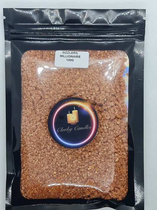 Millionaire Scented Sizzlers 100g - Premium Simmering Granules | £3.50 | Clarky Candles