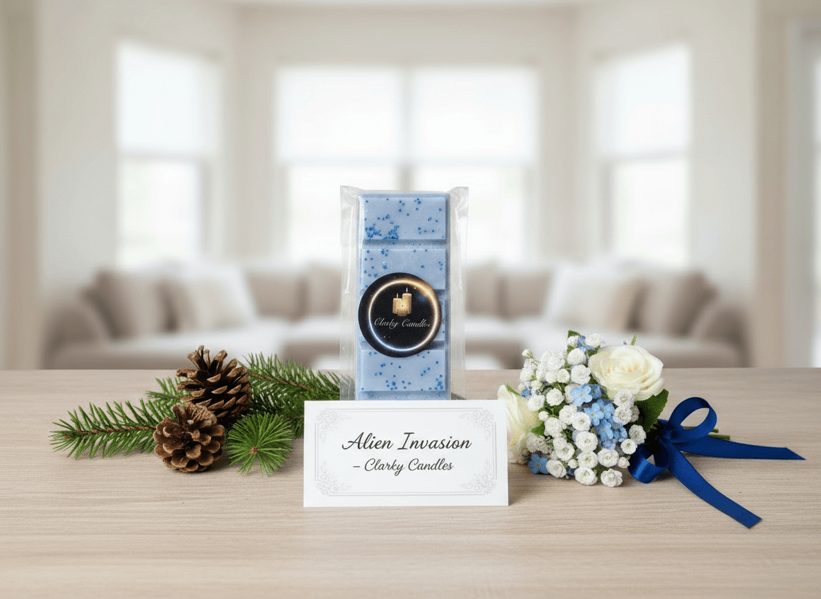 Alien Invasion Wax Melt Snap Bar | Limited Edition Seasonal Magic | £2.20 | Clarky Candles