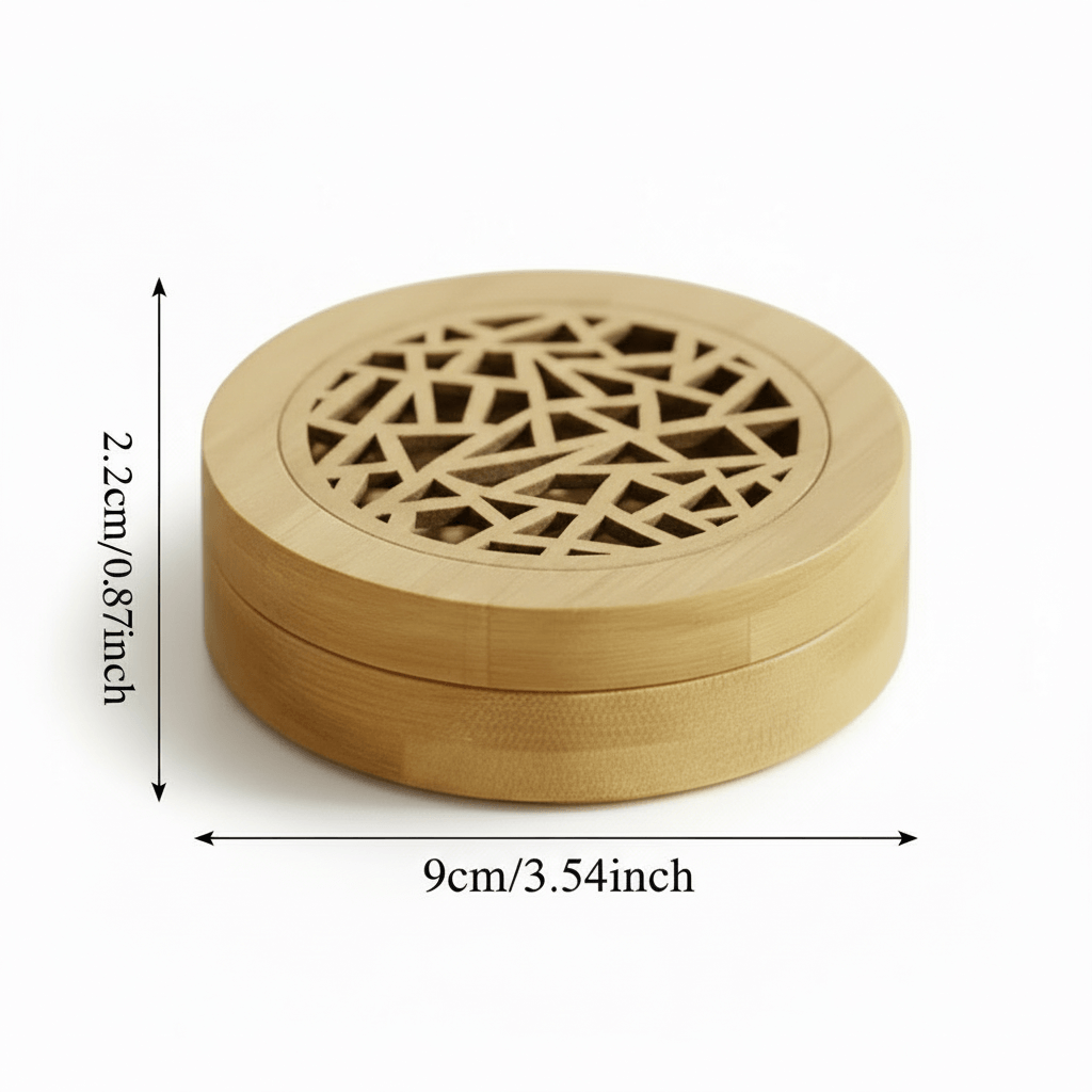 Bamboo Incense Holder Box (Style 3) | Ash Catcher | Clarky Candles