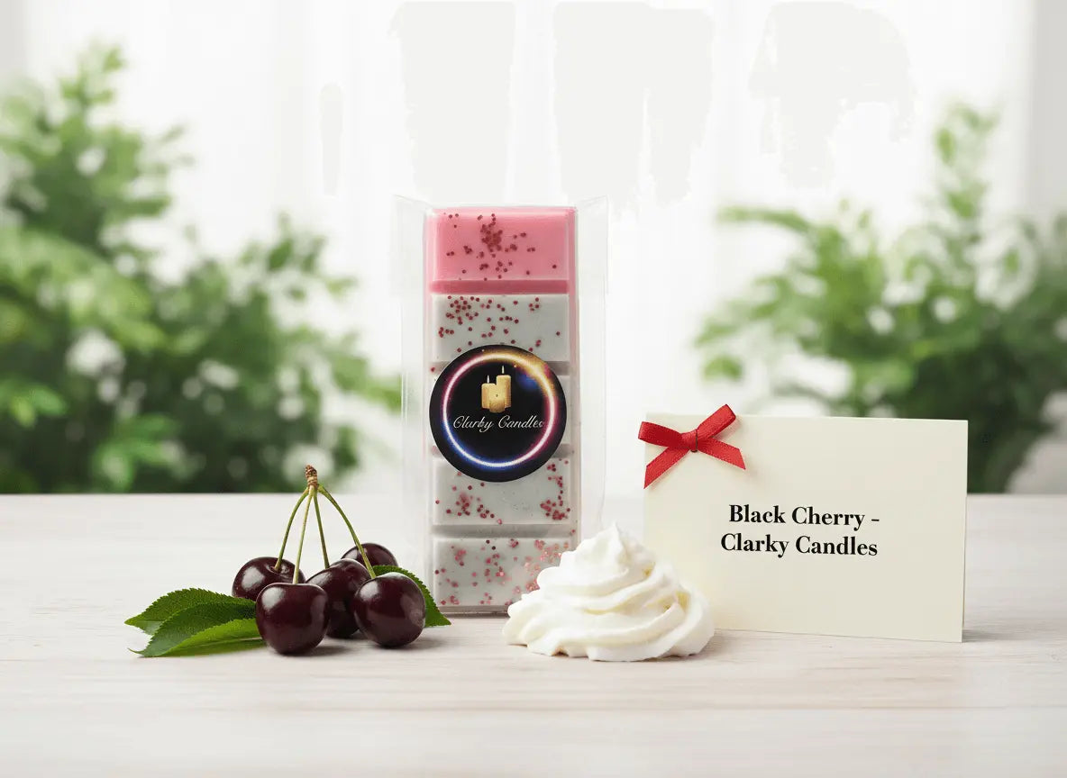 Black Cherry Wax Melt Snap Bar | Rich Fruity Aroma | £2.20 | Clarky Candles My Store