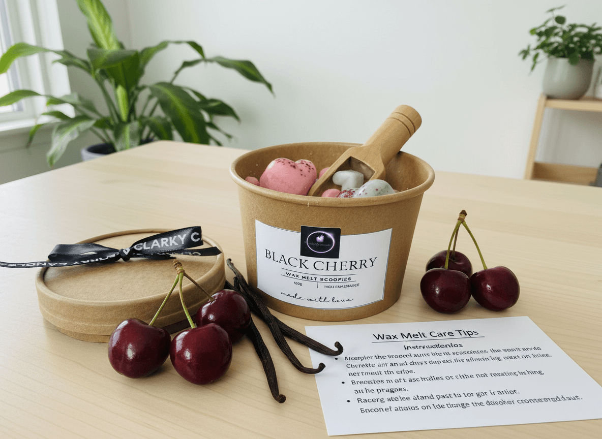 Wax Melt Scoopies - Black Cherry - 120g | Rich Fruity Aroma | £5.95