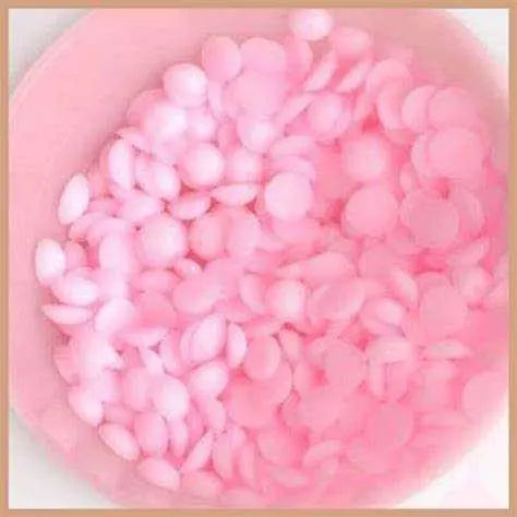 Pink Bliss Unstoppable Scented Sizzlers premium simmering granules in a bowl for fresh home fragrance