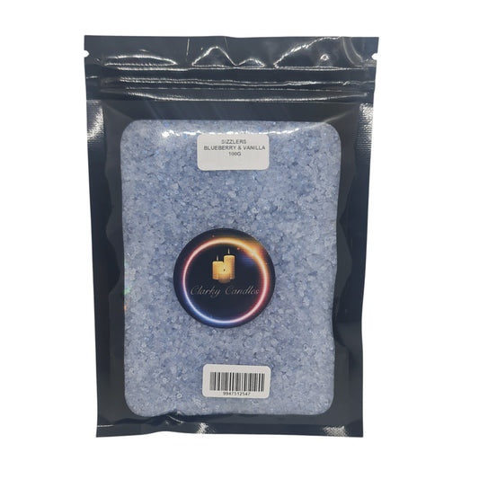 Blueberry & Vanilla Scented Sizzlers 100g - Premium Simmering Granules | £3.50 | Clarky Candles