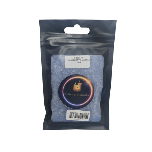 Blueberry & Vanilla Scented Sizzlers 50g - Premium Simmering Granules | £2.50 | Clarky Candles
