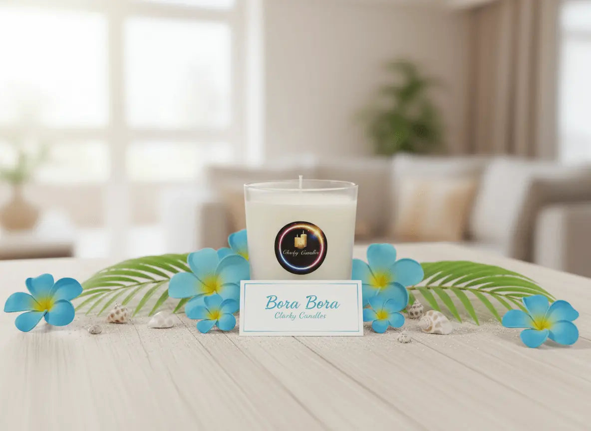 Bora Bora Scented Soy Wax Candle | Tropical Paradise Escape | £9.95 My Store