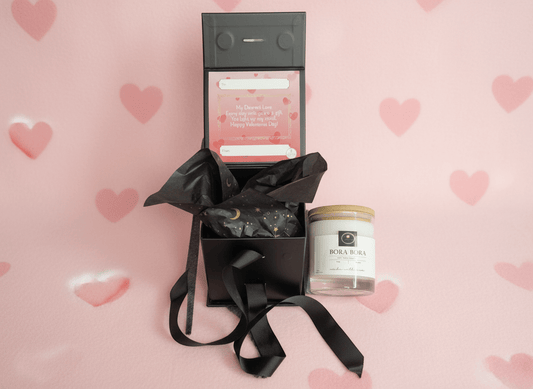 Bora Bora | Luxury Valentine’s Scented Candle | With Valentine's Gift Message