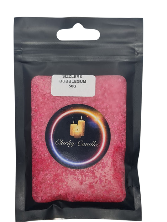 Bubblegum Scented Sizzlers 50g - Premium Simmering Granules | £2.50 | Clarky Candles
