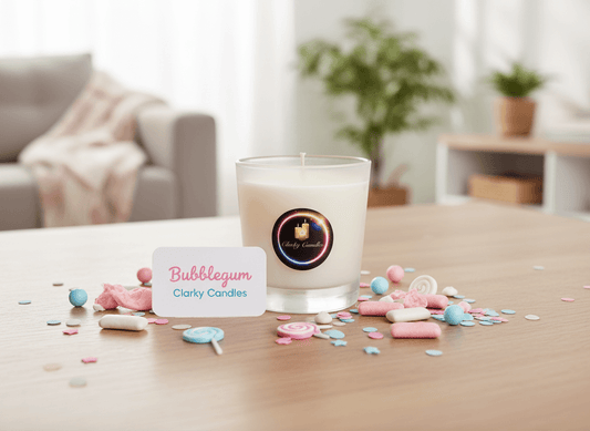 Bubblegum Scented Soy Wax Candle | Sweet Nostalgic Fun | £9.95